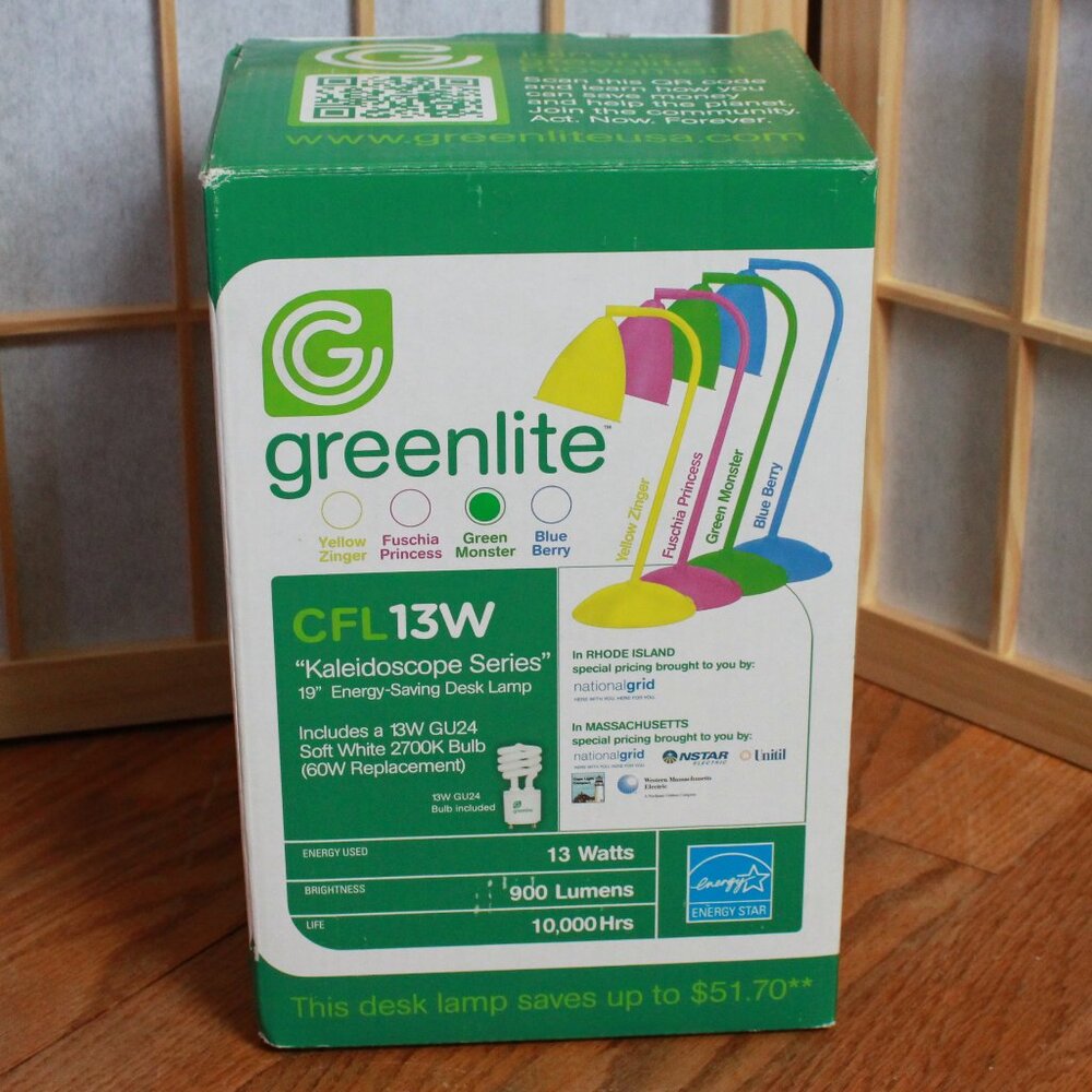 Greenlite "Kaleidoscope Series" 19 Inch Desk Lamp